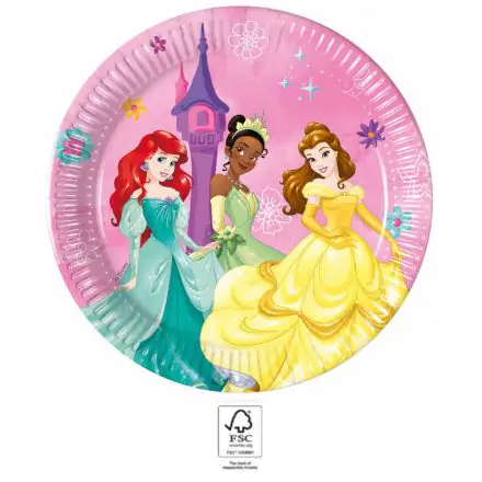 Disney Princess Live your Story, talerzyki papierowe Disney Princess 8 sztuk 20 cm FSC zdjęcie produktu