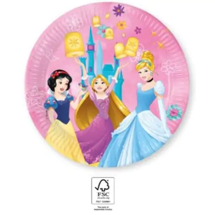 Disney Princess Live your Story, Disney Princess Papierowe talerze 8 szt. 23 cm FSC zdjęcie produktu