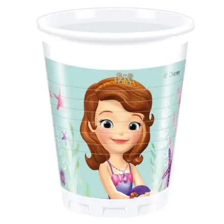 Disney Sofia the First Pearl of the Sea kubki plastikowe 8 szt 200 ml zdjęcie produktu