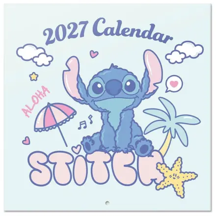 Disney Stitch Kalendarz ścienny 2027 30 x 30 cm zdjęcie produktu