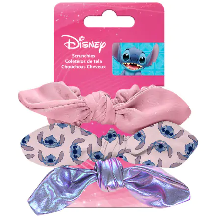 Disney Stitch zestaw 3 gumek scrunchie termékfotója