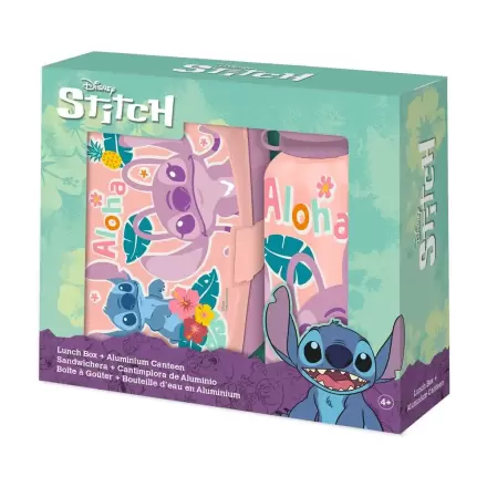 Disney Stitch Aluminiowa butelka 500 ml + śniadaniówka termékfotója