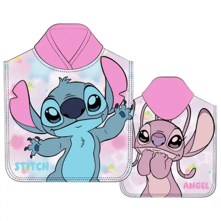 Disney Stitch & Angel ręcznik ponczo z mikrofibry zdjęcie produktu