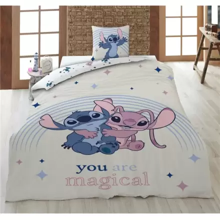 Pościel z poszewką na kołdrę Disney Stitch & Angel z polibawełny 90cm zdjęcie produktu