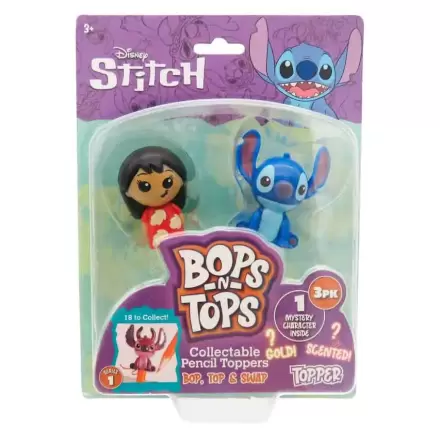 Disney Stitch blister 3 figurki dekoracyjne ołówki zdjęcie produktu