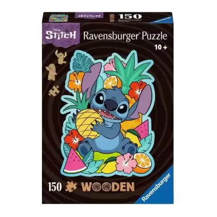 Disney WOODEN Puzzle Jigsaw Stitch (150 elementów) termékfotója