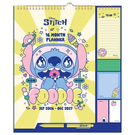 Disney Stitch Planner Ścienny 2026/27 30 x 34 cm zdjęcie produktu