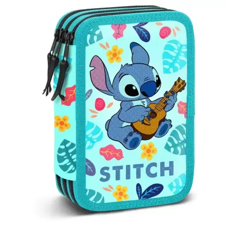 Disney Stitch Guitar potrójny piórnik termékfotója