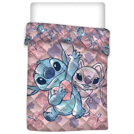 Disney Stitch Heart pikowana narzuta na łóżko zdjęcie produktu