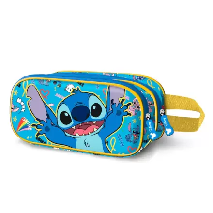 Disney Stitch Hello podwójny piórnik 3D termékfotója