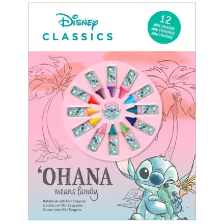 Disney Stitch notatnik + zestaw 12 kredek zdjęcie produktu