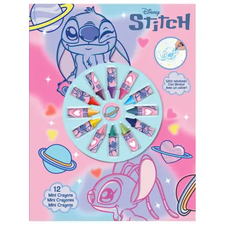 Disney Stitch Zeszyt + 12 mini kredek zdjęcie produktu