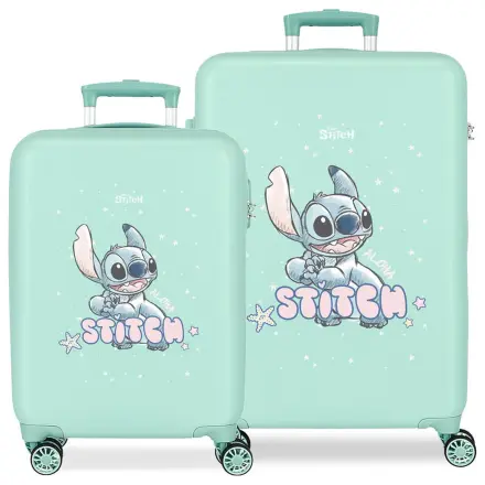 Disney Stitch Lovely ABS zestaw 2 sztuk walizek na kółkach 55/65 cm zdjęcie produktu