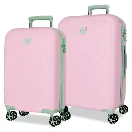 Disney Stitch Mauve ABS zestaw 2 walizek trolley termékfotója