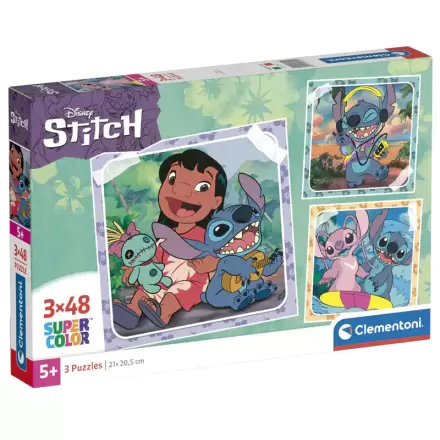 Puzzle Disney Stitch 3x48 elementów termékfotója