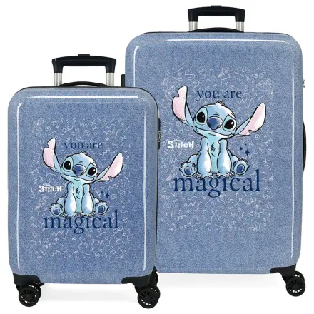Disney Stitch You Are Magical Zestaw 2 walizek na kółkach ABS 55-65 cm zdjęcie produktu