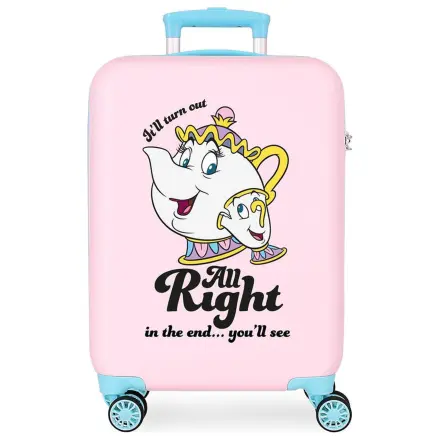 Disney Beauty and the Beast Chip All Right walizka trolley z ABS 55cm zdjęcie produktu