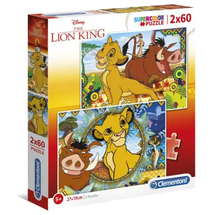 Puzzle Disney Król Lew 2x60el. zdjęcie produktu