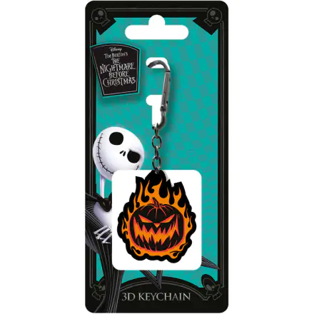 Disney 3D Gumowy Brelok The Nightmare Before Christmas Flaming Pumpkin 6 cm termékfotója