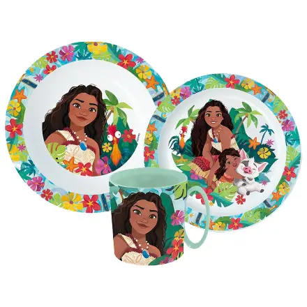 Disney Moana Lagoon Zestaw Naczyń, Zestaw z Micro Plastic z Kubkiem zdjęcie produktu