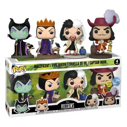 Disney Villains Funko POP! Movies Figurka winylowa 4-Pack Villains (GW)(EMEA) 9 cm termékfotója