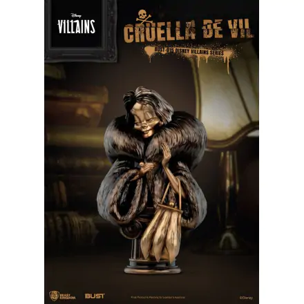 Disney Villains Series PVC Biust Cruella De Vil 16 cm termékfotója