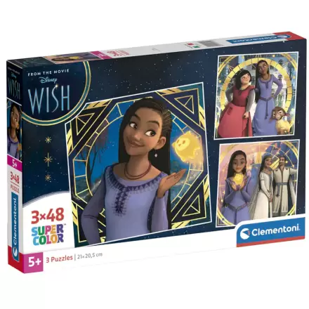 Disney Wish puzzle 3x48 szt. zdjęcie produktu