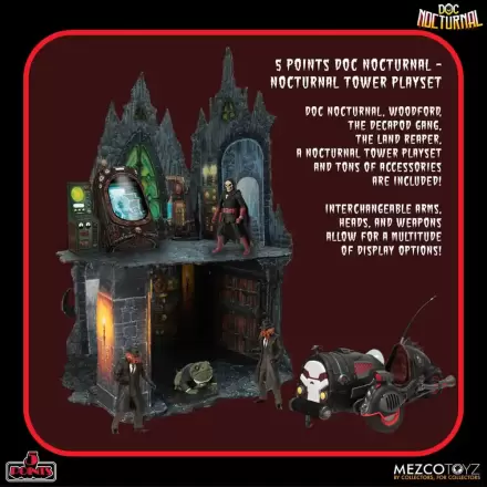 Doc Nocturnal 5 Points Figurki Akcji Nocturnal Tower Playset 9 cm termékfotója