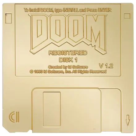 Doom Replik Dysk Floppy Pozłacany Edycja Limitowana zdjęcie produktu