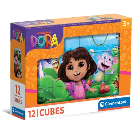 Dora the Explorer łamigłówka z kostek 12 szt. zdjęcie produktu