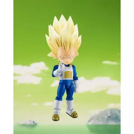 Dragon Ball S.H.Figuarts Figurka Akcji Super Saiyan Level 3 Vegeta (mini) Daima 8 cm termékfotója