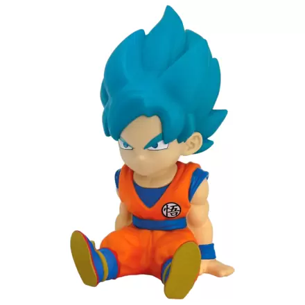 Dragon Ball Super Son Goku Super Saiyan Blue Skarbonka figurka 15 cm termékfotója