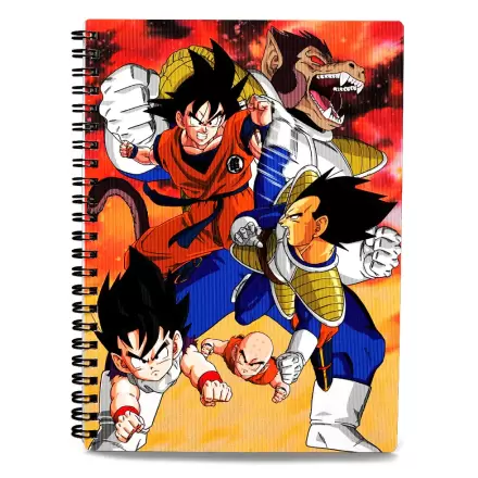 Dragon Ball Z Goku vs Vegeta notebook A2 termékfotója