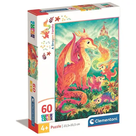 Dragon Family 60-elementowe puzzle Clementoni zdjęcie produktu