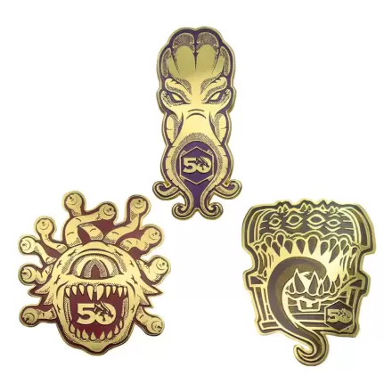 Zestaw przypinek Dungeons & Dragons Pin Badge Set 50th Anniversary termékfotója