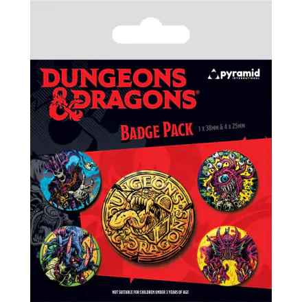 Dungeons & Dragons Przypinki 5-Pack Beastly zdjęcie produktu