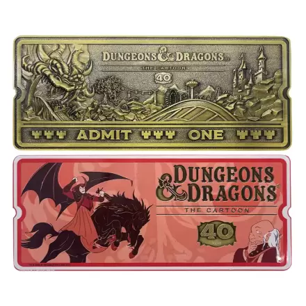 Dungeons & Dragons: The Cartoon Replica 40th Anniversary Bilet na Kolejkę Górską Limited Edition termékfotója