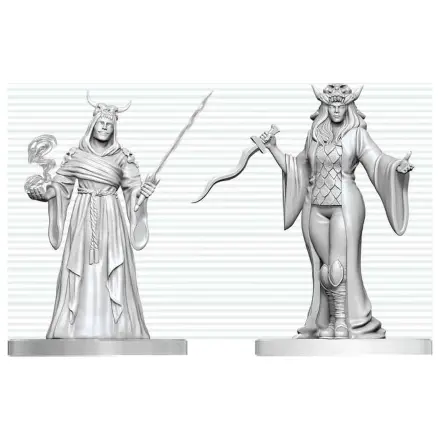Dungeons & Dragons Nolzur's Marvelous Miniatures Unpainted Miniature Cultist Fanatic & Hierophant 14 cm zdjęcie produktu