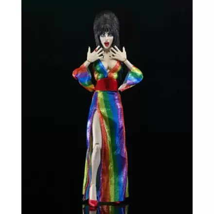 Elvira, Władczyni Ciemności Figurka Akcji w Ubraniu Over the Rainbow Elvira 20 cm termékfotója