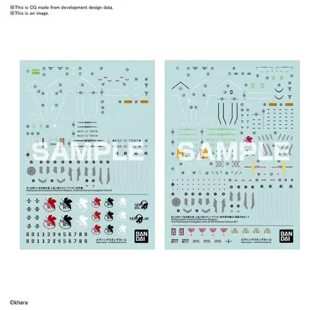 Evangelion RG Decal naklejki do modeli kit zdjęcie produktu