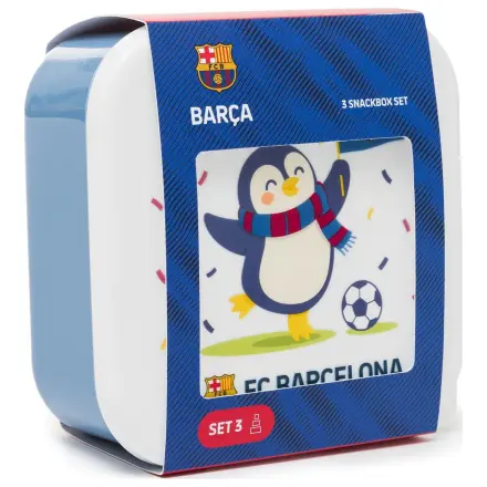 Zestaw 3 pojemników śniadaniowych F.C. Barcelona zdjęcie produktu