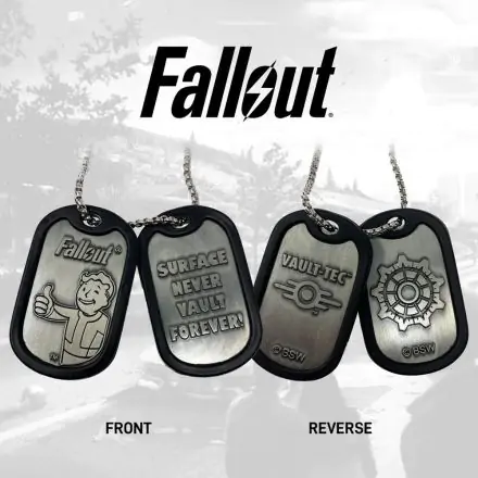 Fallout Nieśmiertelniki z łańcuszkiem kulkowym Logo zdjęcie produktu