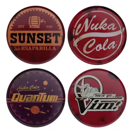 Fallout Coaster 4-pak Metalowe Podkładki na Napoje zdjęcie produktu