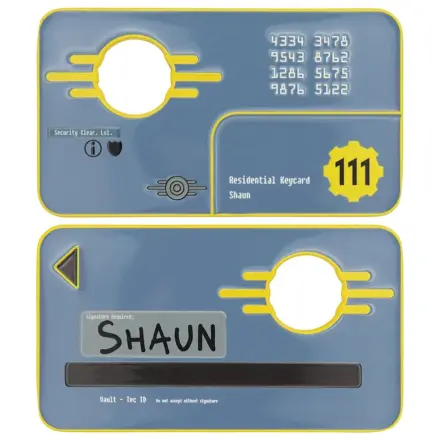 Replika Karty Dostępu Bezpieczeństwa Fallout Vault 111 Edycja Limitowana 11 cm zdjęcie produktu