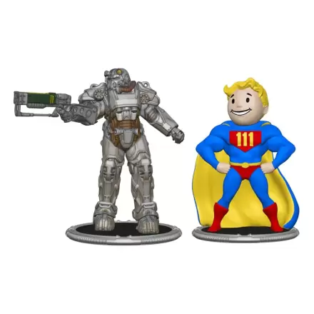 Fallout Mini Figurki 2-Pack Set C T-60 & Vault Boy (Power) 7 cm termékfotója