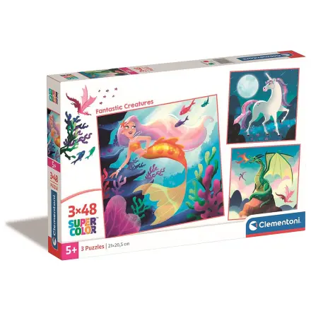 Fantastic Creatures Magic 3x48 częściowa układanka Clementoni zdjęcie produktu