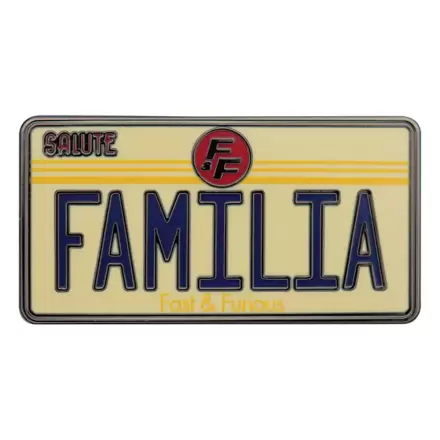 Fast & Furious Przypinka Familia Tablica Rejestracyjna zdjęcie produktu