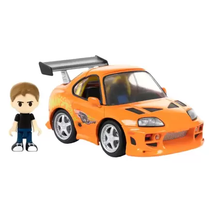 Fast & Furious Q-Village Pojazd z minifigurką Toyota Supra JZA80 9 cm zdjęcie produktu