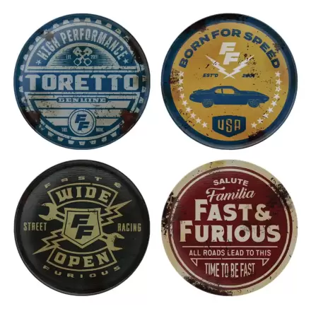 Fast & Furious Podkładki pod Kubek 4-Pak Styl Vintage zdjęcie produktu