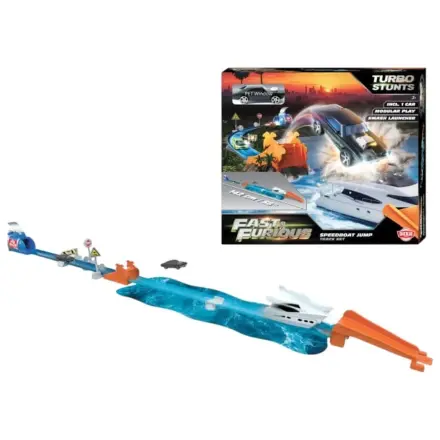 Fast & Furious Playset Skok motorówką 11 cm zdjęcie produktu